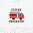 thumbnail image 4 of Inktastic Future Firefighter Red Fire Truck Engine Girls Baby Dress, 4 of 5