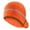 Orange, variant on Men's Winter Beanie with Reflective Stripe Fleece Lined Warm Thermal Windproof Skull Cap Outdoor Cycling Running Daily Wear Solid Color Free Size