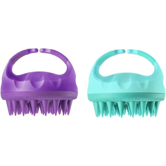 2 Pcs Hair Scalp Massager Shampoo Brush, Silicone Hair Scalp Massager Brush Hair Shampoo Massager Dandruff Scrubber