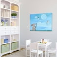 thumbnail image 3 of Marmont Hill - "Andrea Bunny Bubbles" by Andrea Doss Painting Print on Wrapped Canvas, 3 of 7