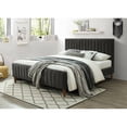 thumbnail image 4 of Nspire 101-622Q-CH 60 in. Hannah Platform Bed in Charcoal - Queen Size, 4 of 10