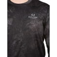 thumbnail image 4 of Realtree Wav3 Black Men's Long Sleeve Performance Fishing Tee, 4 of 4