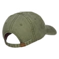 thumbnail image 4 of Army Veteran Letters Embroidered Washed Cap - Olive OSFM, 4 of 5