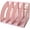 Pink4, variant on SAYEEC Magazine File Holder Folder Storage Desktop 4 Compartment Standing Hollow Pink Files Bookshelf Organizer Office Racks Displays Holds Notebooks Documents for School Working Students