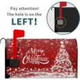 thumbnail image 2 of Merry Christmas Mailbox Covers Magnetic Standard Size 25.5" X 21" Winter Snowflake Pine Mailbox Wraps Holiday Xmas Letter Post Box Cover for Home Garden Outdoor Yard, 2 of 6