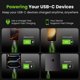 thumbnail image 3 of Cable USB-C GEARit 65W Carga Rápida 1m Negro, 3 of 8