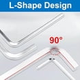 thumbnail image 4 of 5pcs L Shaped Square Head Wrench, 3/4/5/6/7 mm Square Head Allen Wrench, Chromium Vanadium Steel Square Key Screwdriver Set for Pocket Hole Screws$$Tools & Hardware Other, 4 of 6
