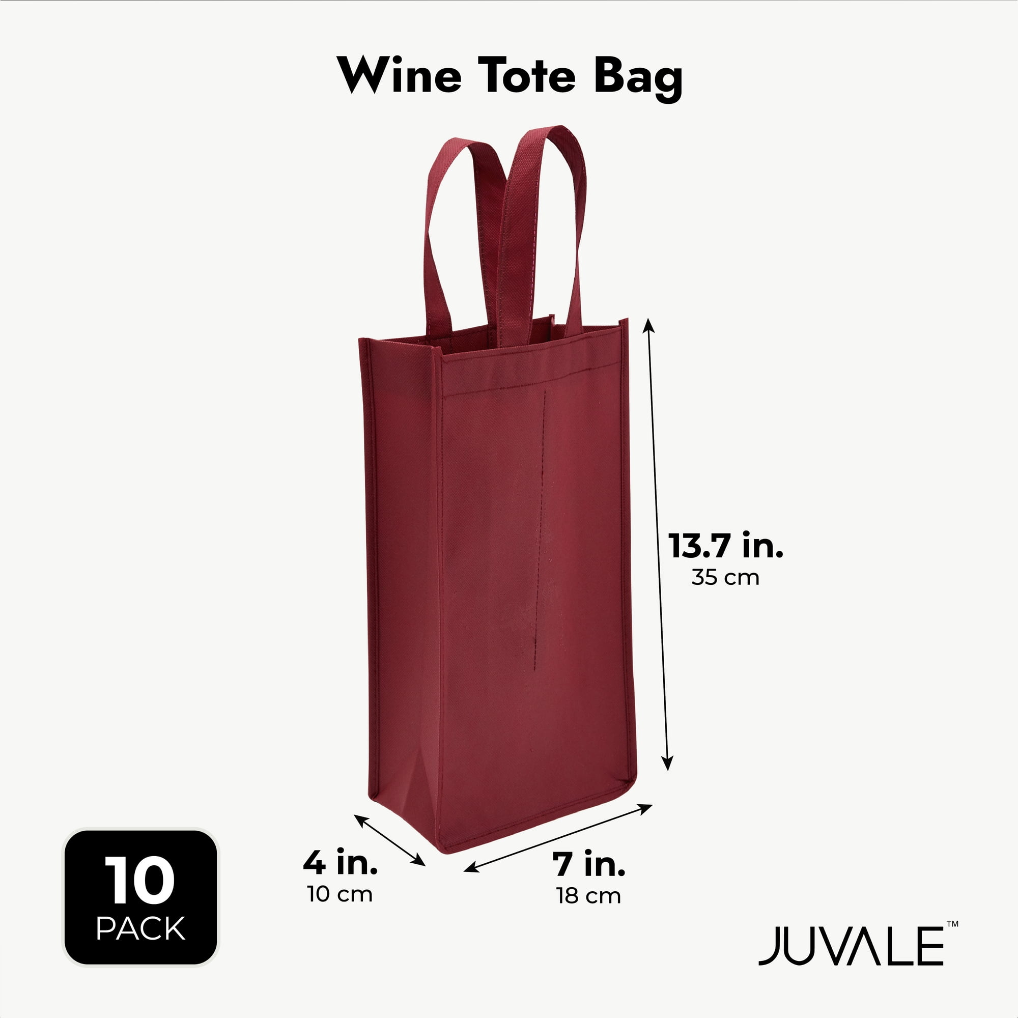 Juvale 10 Pack 10 Pack Non Woven Reusable Shopping Bags With