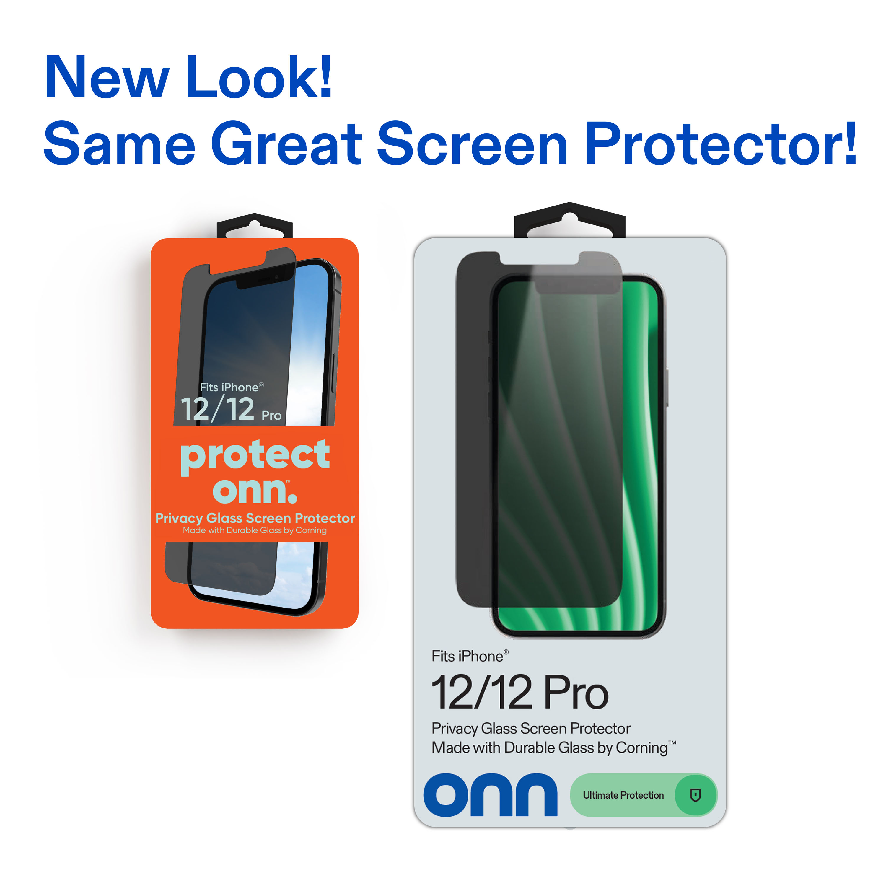 onn Privacy Glass Screen Protector for iPhone 12/12 Pro photo 3