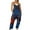 Navy jumpsuits for women, variant on Wycnly Womens Jumpsuits Loose Baggy Wide Leg Fashion Cami Jumpsuits with Pocket Trendy Tie-Dye Print V-Neck Sleeveless Long Summer Rompers Navy xl
