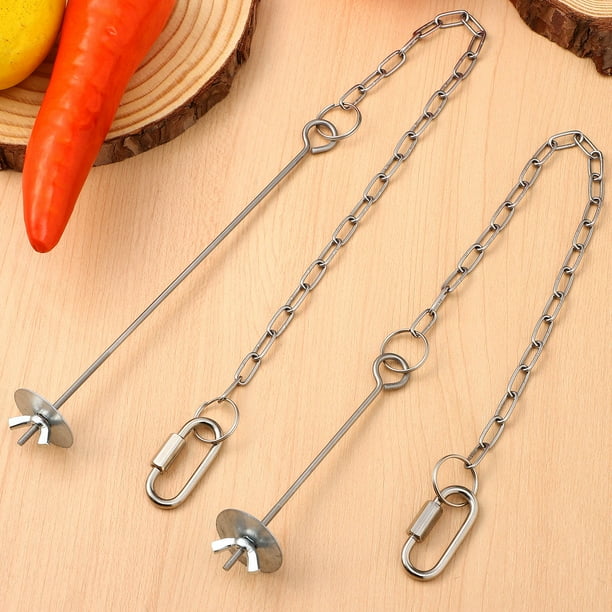 BESTYASH 4Ud Colgador Para Con Gancho Ajustable Y Cadena Resistente De