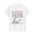 thumbnail image 4 of RQYYD Tees Couple Matching Theme Shirts Her and His Tee Shirt Boyfriend Girlfriend Husband Wife Shirts Valentine's Day Tees, 4 of 4