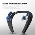 thumbnail image 2 of Monster Boomerang Altavoz Bluetooth con banda para el cuello, Altavoz para el cuello Bluetooth inalámbrico, tiempo de reproducción de 12 horas, sonido estéreo 3D verdadero, ropa de sonido portátil, IP, 2 of 5