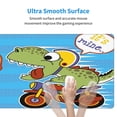thumbnail image 5 of Balery Dinosaur Riding A Motorcycle Mouse Pad ,15.8x29.5 In Large Gaming Mouse Pad Desk Mat Long Non-Slip Rubber Stitched Edges,Waterproof Mousepad Desk Mat For Gamer Office Home, 5 of 9