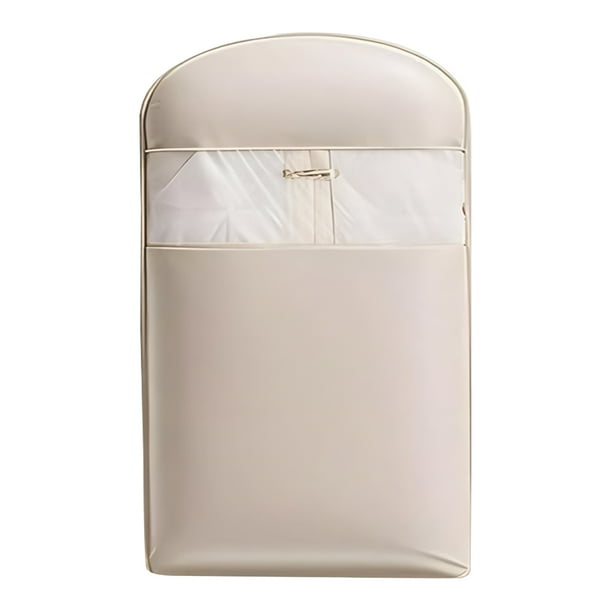 Vestida Vestimenta Ropa A Prueba Polvo para El Armario (beige S)