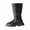 Black, variant on HUANBAI Stylish Girls Boots With Warm Fleece Children's Long Tube Boots British Style Boots With Bowknot Design For Every Occasion Girls Ankle Boots 3.5-4 Years