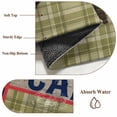thumbnail image 5 of Retro Bear Front Door Rugs 2x3 ft Cabin Green Plaid Pine Needles Pine Cones Small Rug for Entryway Non Slip Washable Bathroom Door Mat Absorbent Floor Mat for Indoor Entrance, 5 of 9