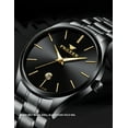 thumbnail image 5 of Men's Mesh Strap Quartz Student Watch, Ultra-Thin, Waterproof, with Night Light Function, Simple Style, 5 of 8