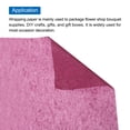 thumbnail image 4 of Unique Bargains Tissue Gift Wrapping Paper Tissue Paper Wine Red 19.69x27.56 Inch 100 Pack, 4 of 7