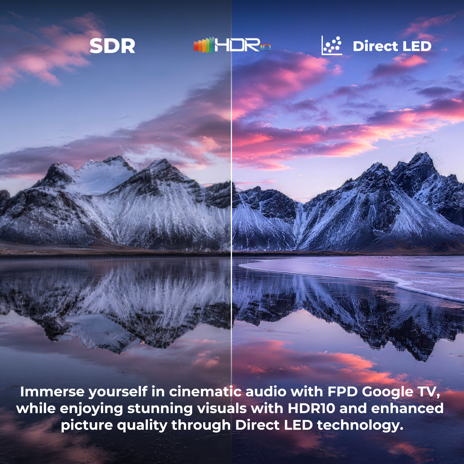 FPD 40" Class Full HD Smart TV with Google TV photo 8