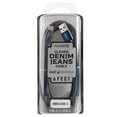 thumbnail image 3 of Liquipel Powertek Denim 6' USB-A to USB-C Cable, Dark Blue, 3 of 7
