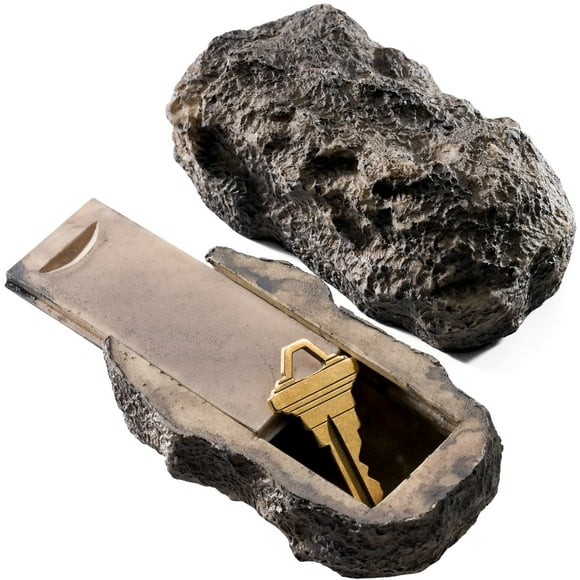 Caja fuerte Hide-a-Spare-Key Fake Rock Ram-Pro para jardín exterior