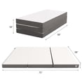 thumbnail image 6 of ZXNYH Folding Mattress, 6 inch Tri-Folding Memory Form Mattress, Portable Trifold Mattress Topper with Washable Cover, Non-Slip Bottom Camping Mattress Guest Bed, Queen Size - 78"x58"x6", 6 of 6