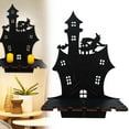 thumbnail image 4 of YEJIMAN Clearance! Organizer Rack Halloween Shelf Multi Functional Gothic Heavy Duty Wooden Storage Rack Wall Floating Shelf, 4 of 9
