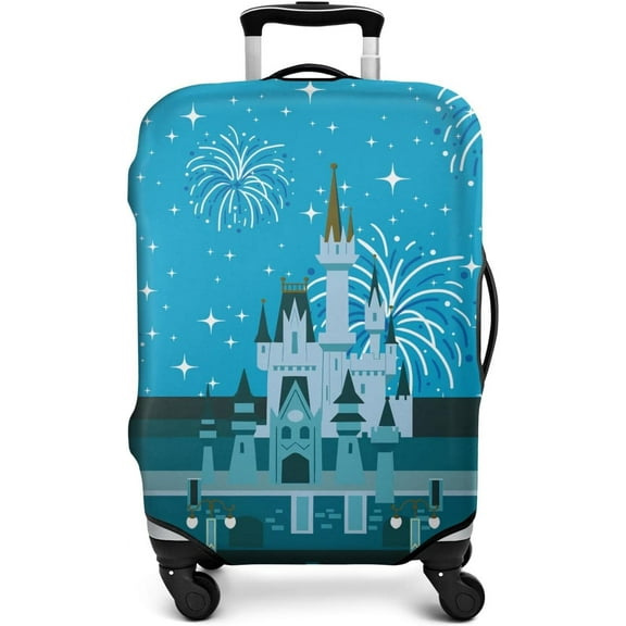 Luggage Cover Protector Washable Suitcase Cover Baggage Covers Fit 18-20 Inch Luggage (Red Bow)