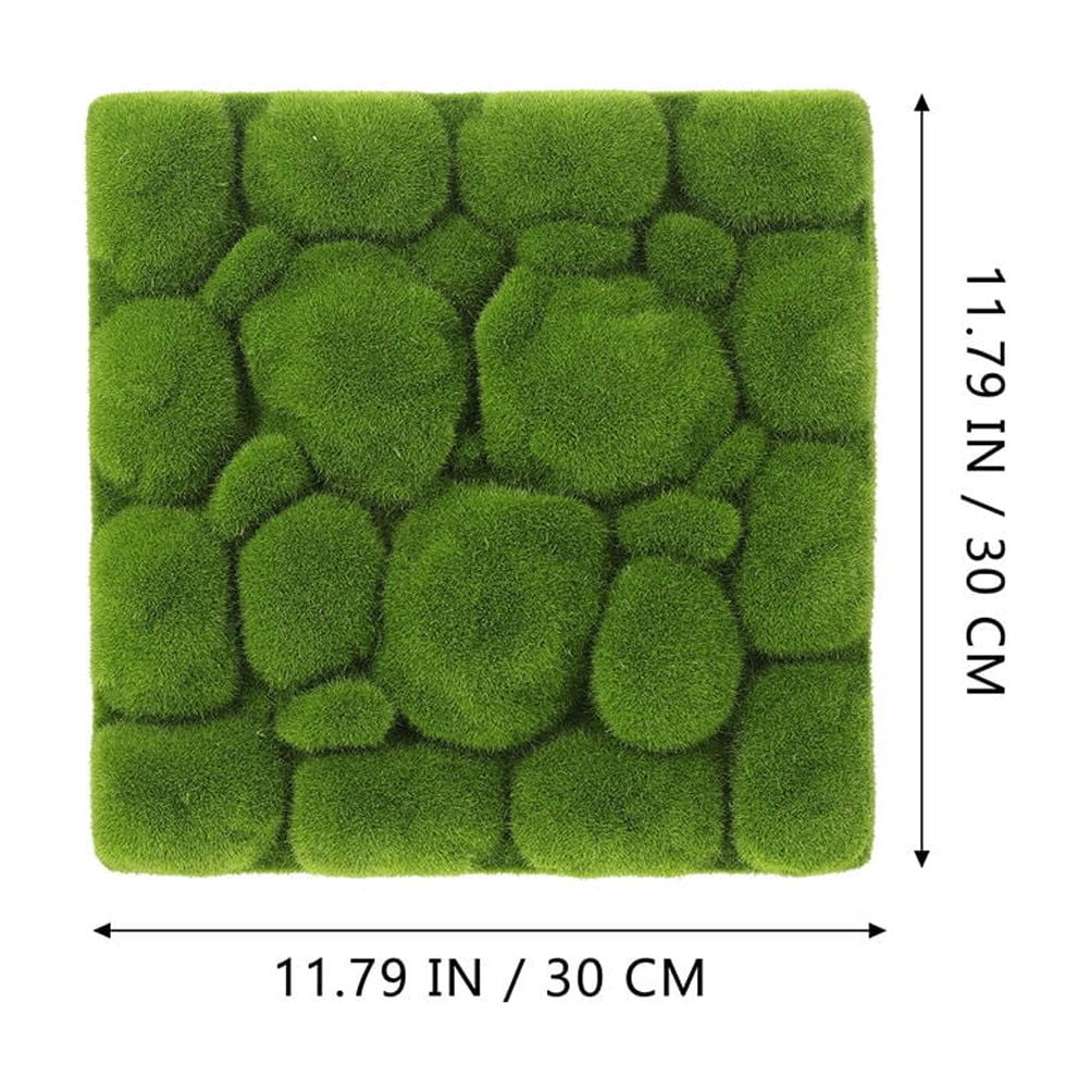 unbranded 6 pcs  Artificial Greenery Backdrop Plant Decor Hanging Wall Decoration Fake Moss Board