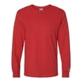 thumbnail image 1 of Russell Athletic Mens Combed Ringspun Long Sleeve T-Shirt, M, True Red, 1 of 1