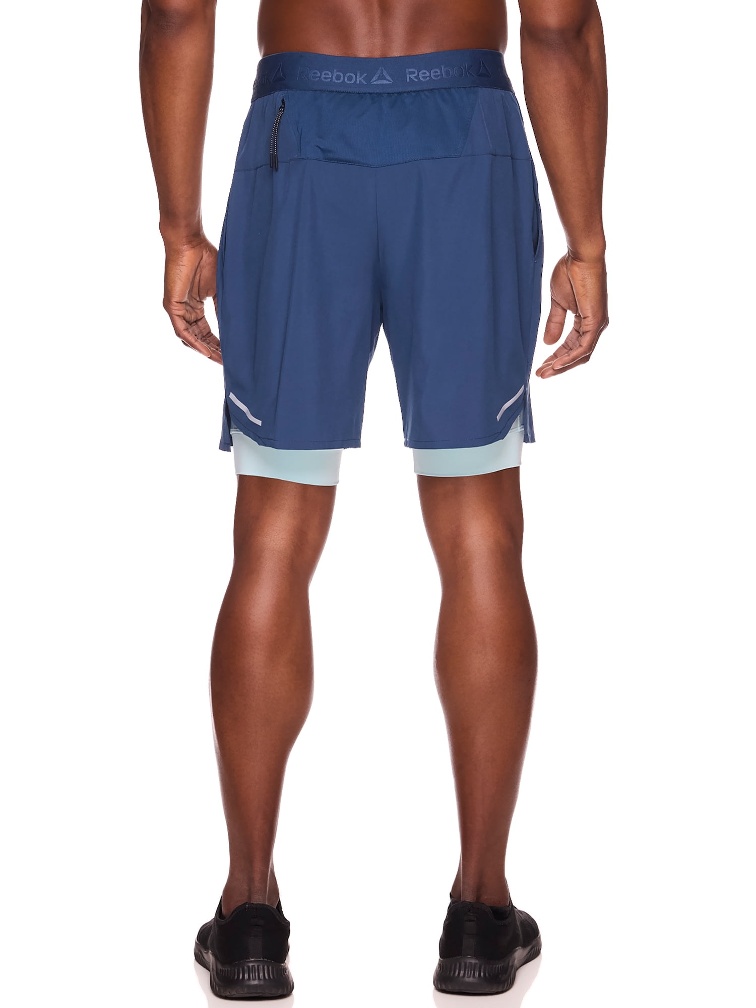 Reebok Men's and Big Men's Compression 2-IN 1 Short (7" Inseam, 9" Inner Inseam), up to Sizes 3XL