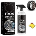 thumbnail image 1 of Iron Eraser Rust Remover Spray, Iron Powder Remover Spray for Car Wheels and Paint Fast Acting Rust and Brake Dust Remover, Professional Automotive Surface Cleaning, 1 of 6