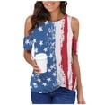 thumbnail image 1 of POINTERTECK Womens Tie-Dye Gradient Color O-Neck Short Sleeve T-shirt Tops Blouse, 1 of 6