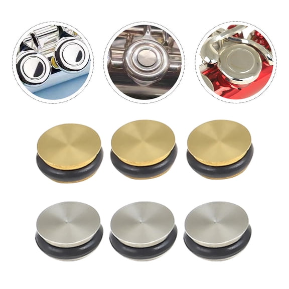 CRAFTHROU 10pcs Flute Repair Plugs Assorted Color Flute Hole Plugs For Music Instrument Accessories For Beginners And