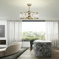 thumbnail image 2 of Tobias 28.3 in. 6-Light Indoor Brass Finish Ceiling Fan with Light Kit, 2 of 3