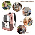 thumbnail image 5 of Whosucclay Cute Cat Floral Clear Backpack for Boys Girls, Elementary High School Washable Transparent Transparent School Bag for Weekend Outing Gym, 5 of 10