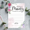 thumbnail image 3 of Koyal Wholesale Share a Memory Cards, Pink and Purple Roses Cards for Wedding, Life Memories, 4" x 6", 52-Pk, 3 of 5