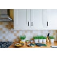 thumbnail image 3 of QUETO 10 Pack Solid 3 Inch Square Kitchen Cabinet Pulls, Matte Black Cabinet Pulls, Drawer Pulls, Kitchen Cabinet Hardware, Flat Black Kitchen Pulls, 3 of 5