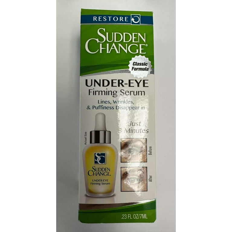 SUDDEN CHANGE Under-Eye Firming Serum 0.23 oz, Tightens Bags