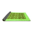 thumbnail image 2 of Ahgly Company Indoor Rectangle Oriental Green Modern Area Rugs, 4' x 6', 2 of 4