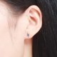 thumbnail image 4 of Sterling Silver Stud Earrings SCE156, 4 of 4