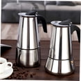 thumbnail image 3 of ORDDIART Coffee Brewer Silver Coffee Pot Stovetop Espresso Pots 1Pack, 3 of 8