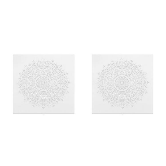 Scienceny Exprese la creatividad con las plantillas de mandala, hechas de materiales lavables y duraderos. Ahorre mucho tiempo y problemas. 3-50*50cm 2piezas