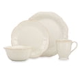 thumbnail image 1 of Lenox Off- White French Perle 4-Piece Place Setting, 6.80 LB, 1 of 5
