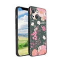 thumbnail image 1 of Compatible with iPhone 13 Phone Case, Floral-24 Case Men Women, Flexible Silicone Shockproof Case for iPhone 13, 1 of 1