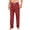 Burgundy-snow, variant on Mens Pajama Pants, Ultra Soft Stretch Lightweight PJ Bottoms with Pockets,(Black,S)