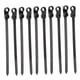 thumbnail image 3 of 3x 10 Uds. de Bridas para Cables de Nailon, Bridas para Cables Pequeños, Accesorios con Agujeros Fijos para Taller, Jardín, Organización de Cables Par 3 piezas, 3 of 8