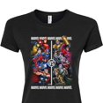 thumbnail image 3 of Marvel - Heroes Vs Villains - Juniors Fitted Graphic T-Shirt, 3 of 5
