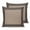 Black Brown, variant on Dark Brown Geometric 20x20 Pillow Covers Set of 2, White Greek Key Design Abstract Modern Art Throw Pillow Covers Decorative Couch Cushion Case, Microfiber Square Pillowcases for Bedroom Living Room